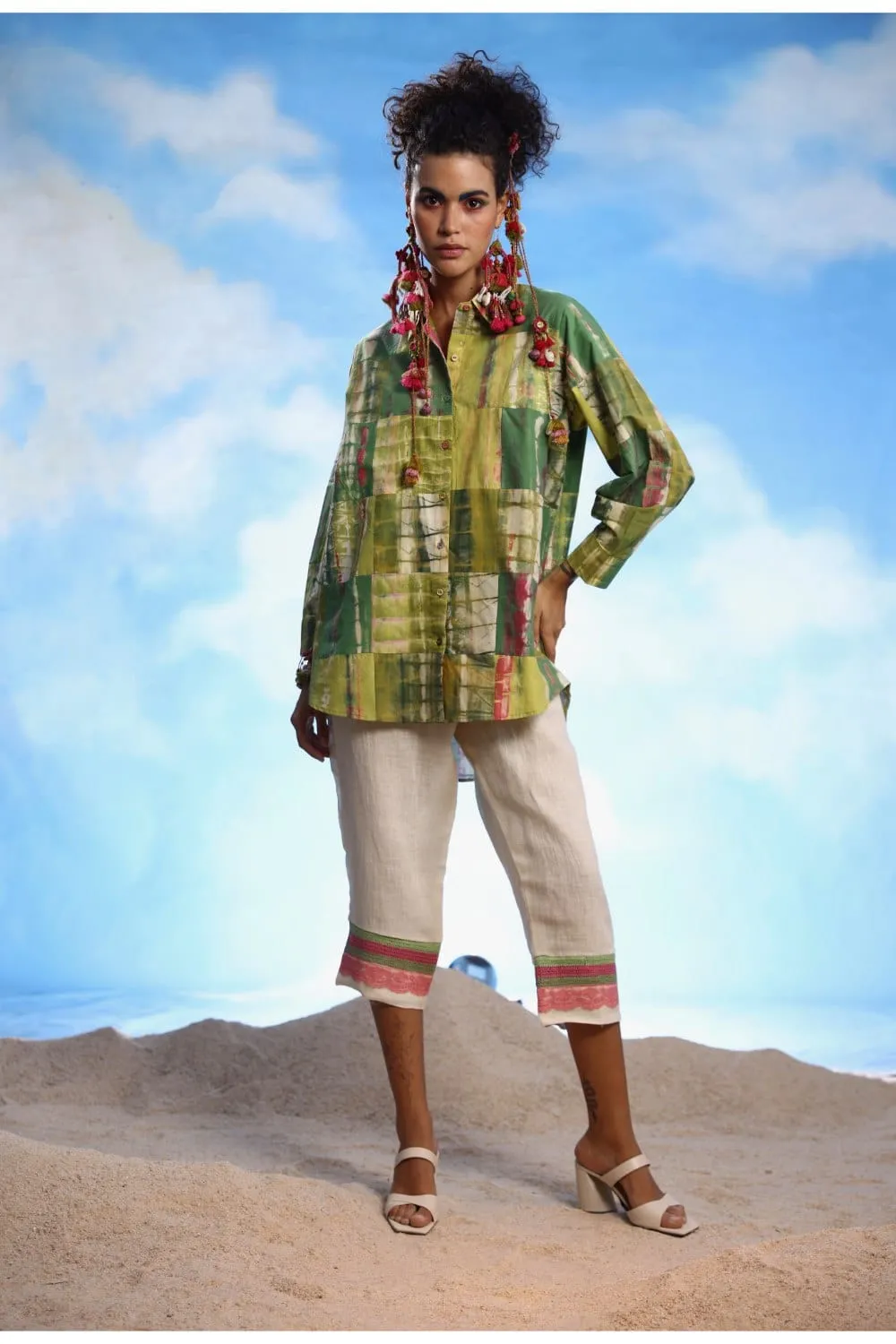 MULTI PATCHWORK SHIRT