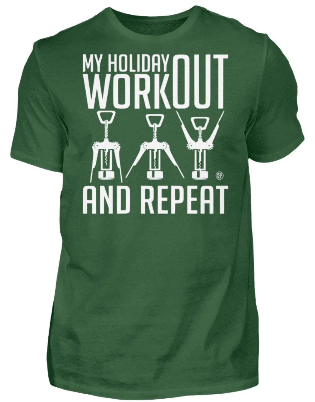 My Holiday Workout and Repeat  - Herren Shirt