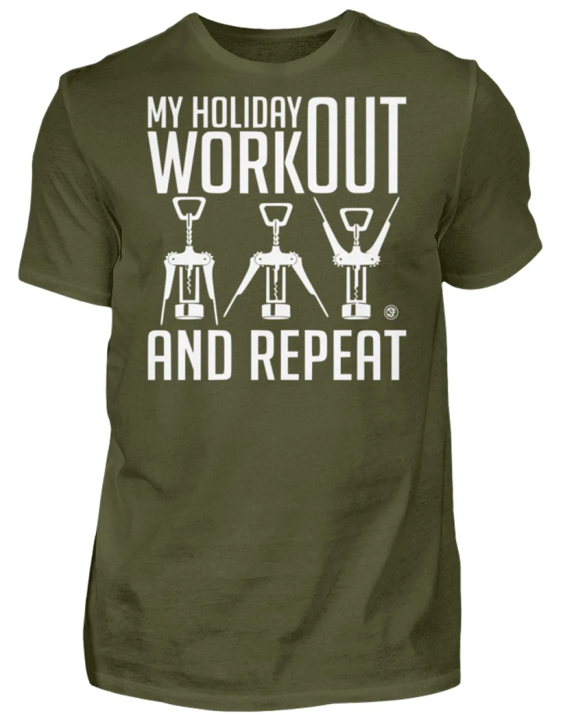 My Holiday Workout and Repeat  - Herren Shirt