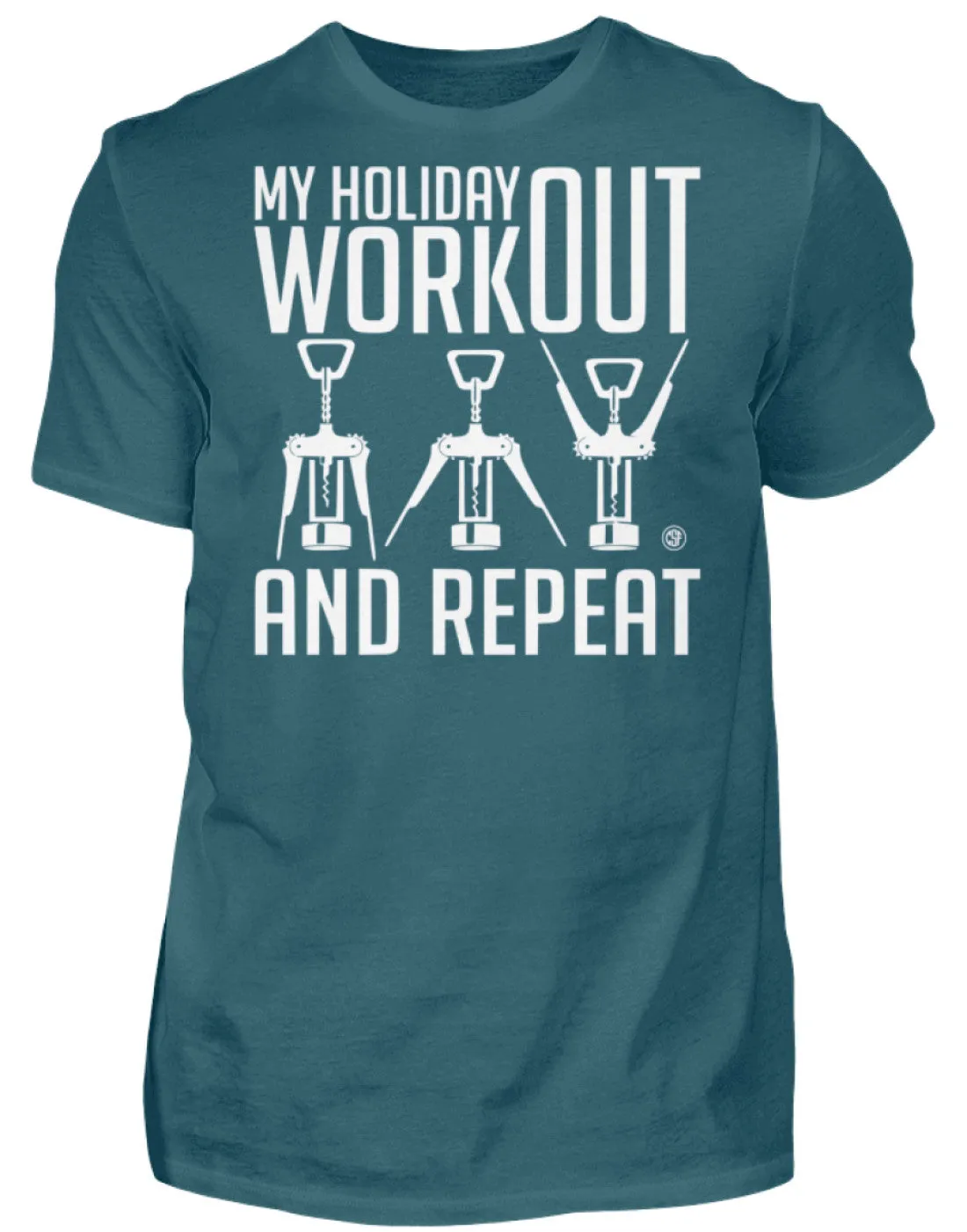 My Holiday Workout and Repeat  - Herren Shirt