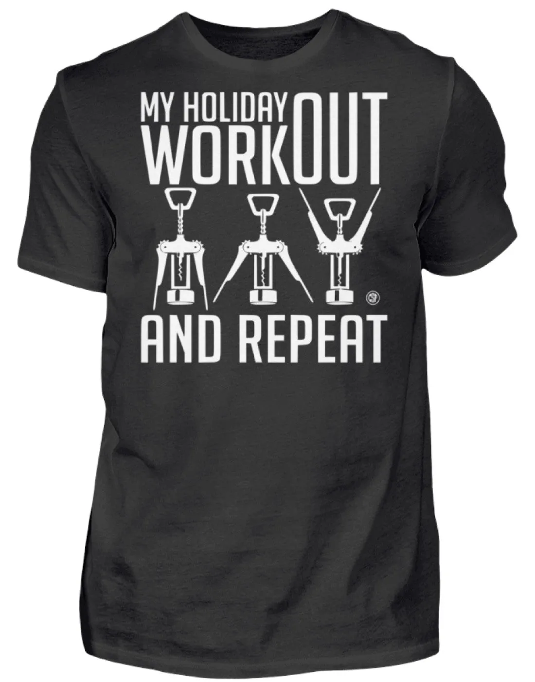 My Holiday Workout and Repeat  - Herren Shirt