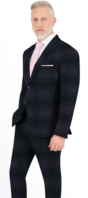 Navy Blue Thin Stripe Vest