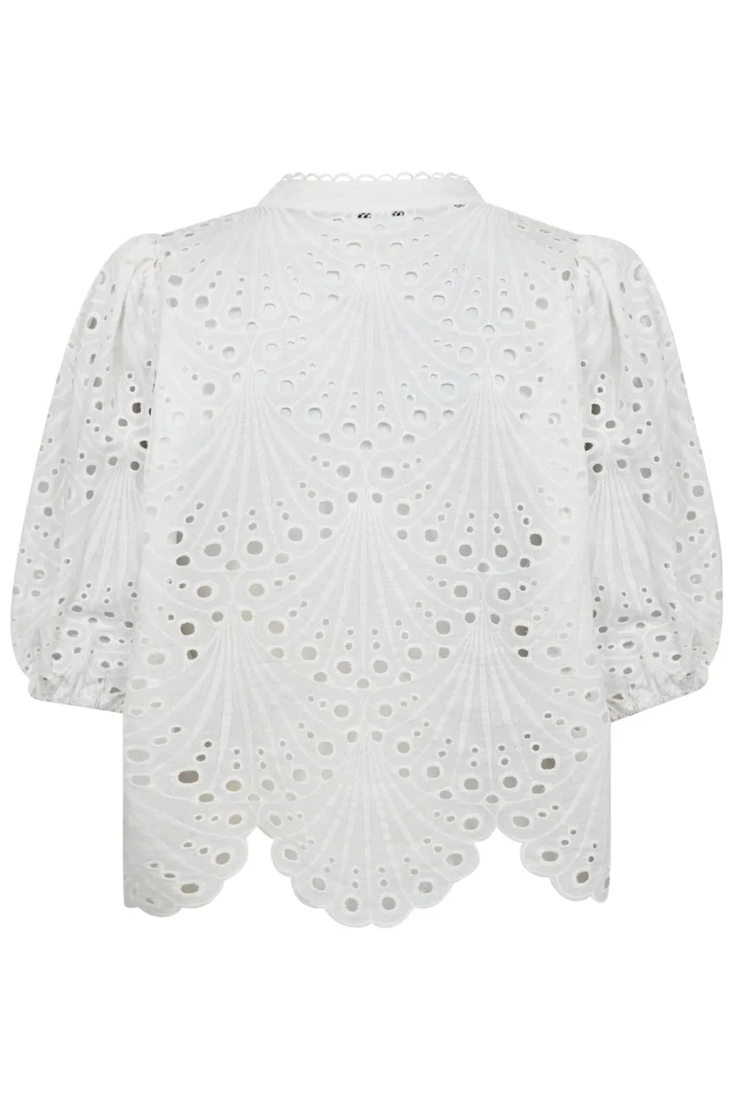 NayaCC anglaise shirt white
