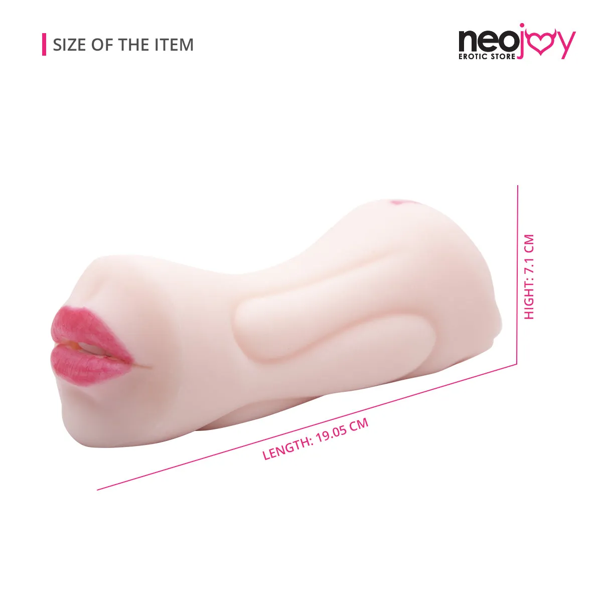 Neojoy Double Mouth Pocket Pussy TPE Realistic Vagina & Ass - Flesh