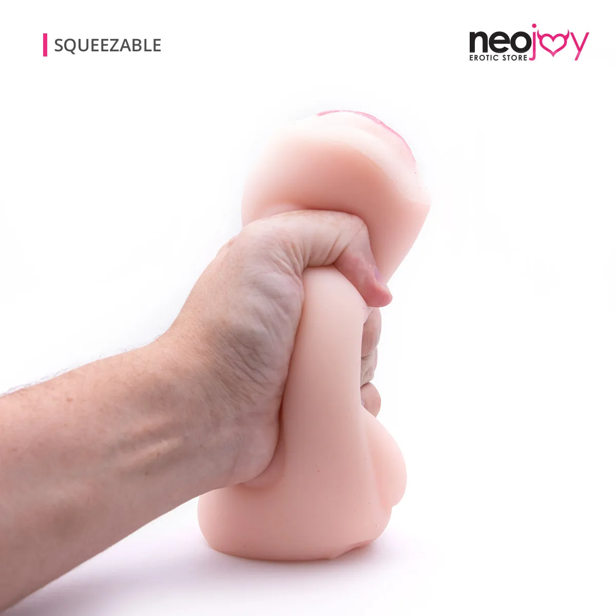 Neojoy Double Mouth Pocket Pussy TPE Realistic Vagina & Ass - Flesh