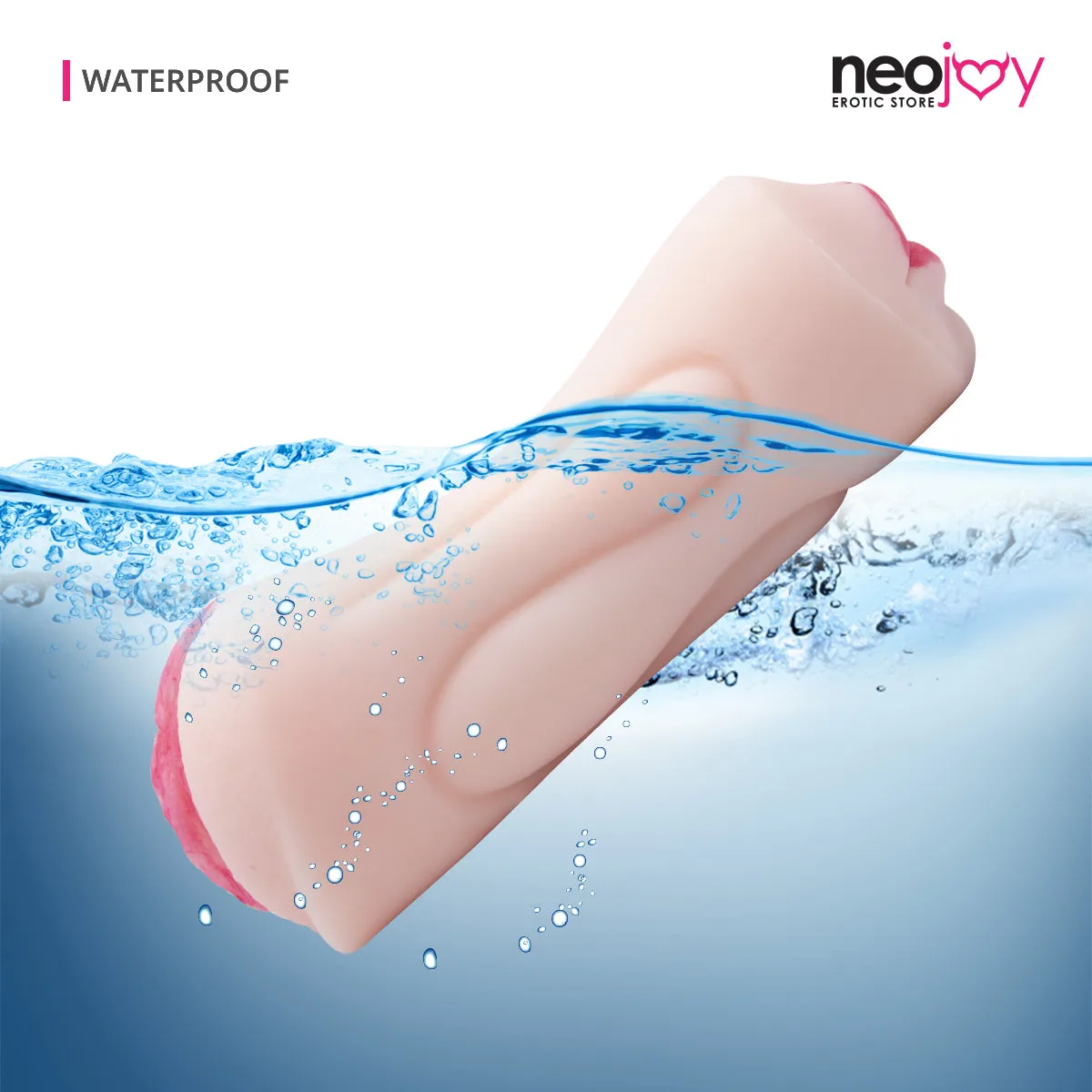 Neojoy Double Mouth Pocket Pussy TPE Realistic Vagina & Ass - Flesh