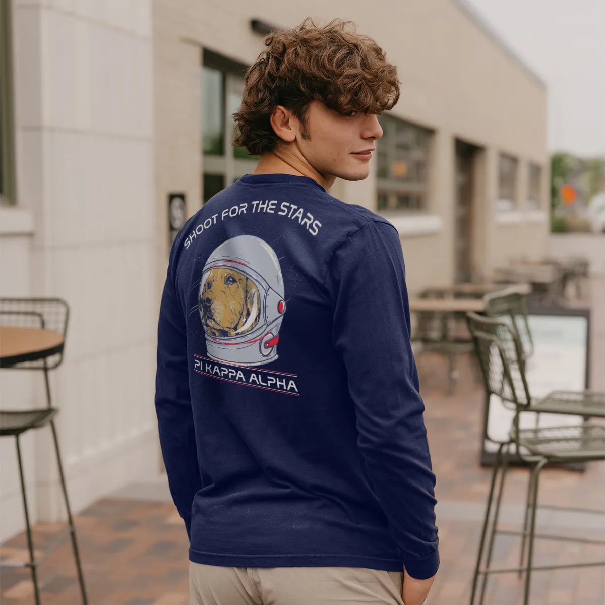 New! Pike Astronaut Retriever Long Sleeve Tee