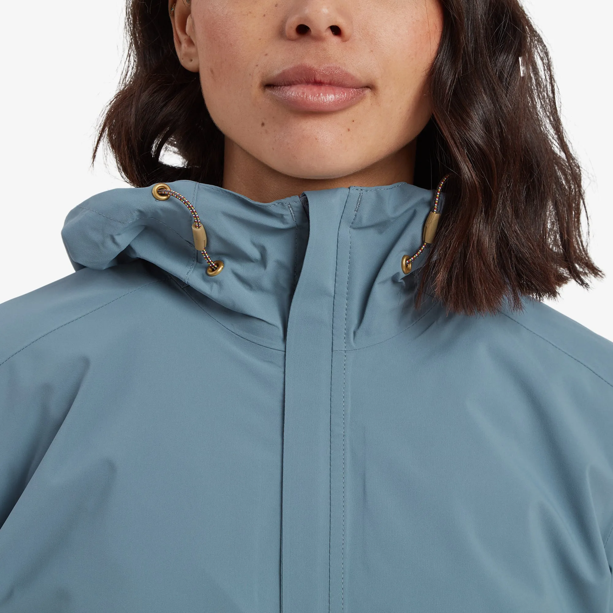 Nima 2.5-Layer Long Jacket - Haze