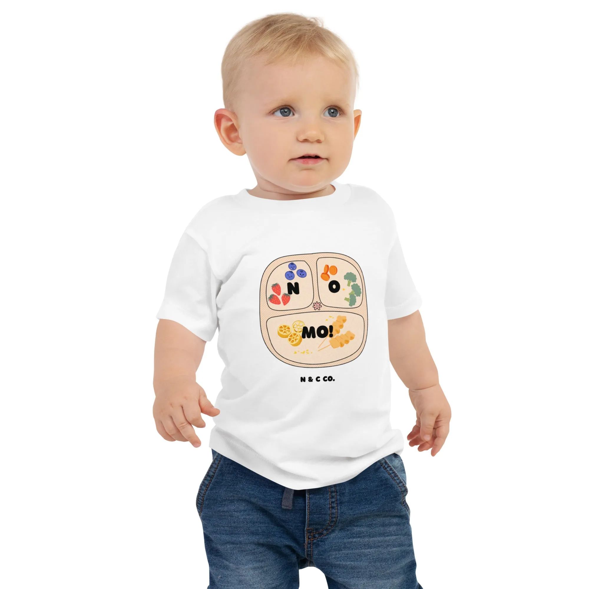 No Mo! (Plate) Baby Jersey Short Sleeve Tee