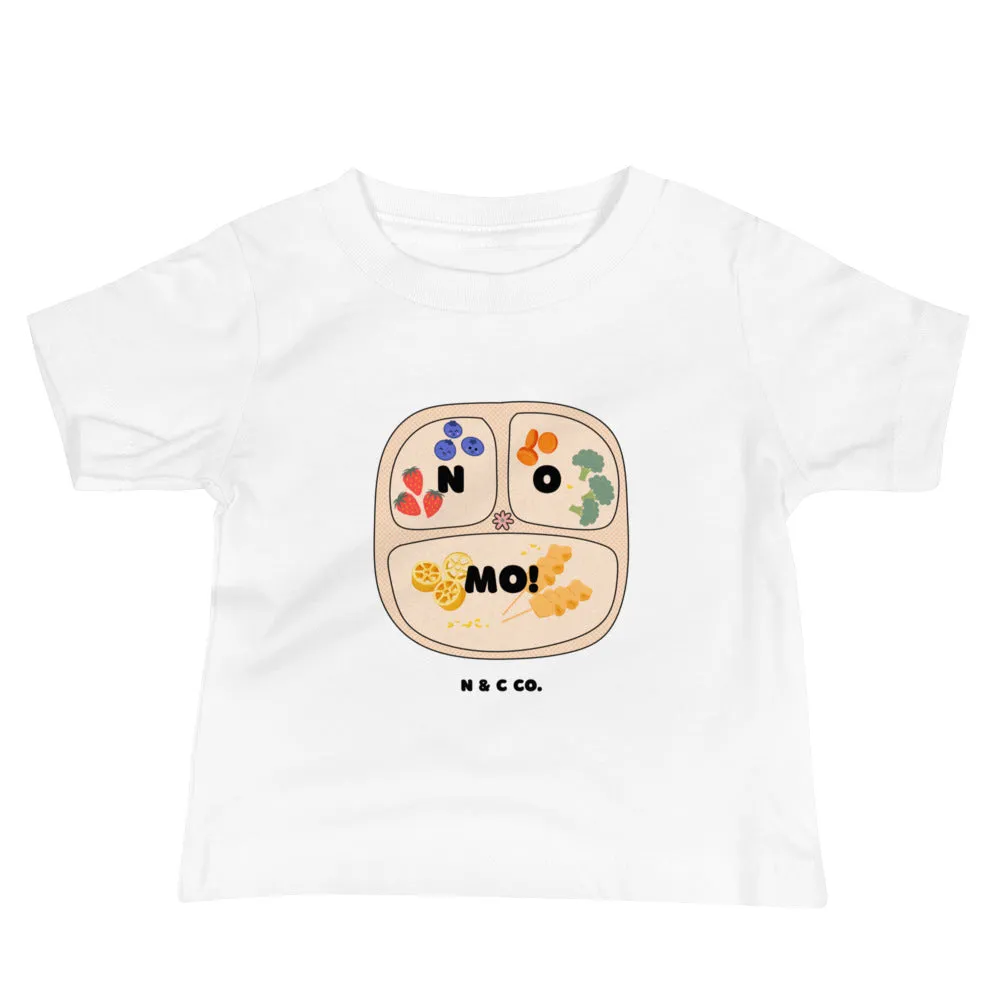 No Mo! (Plate) Baby Jersey Short Sleeve Tee
