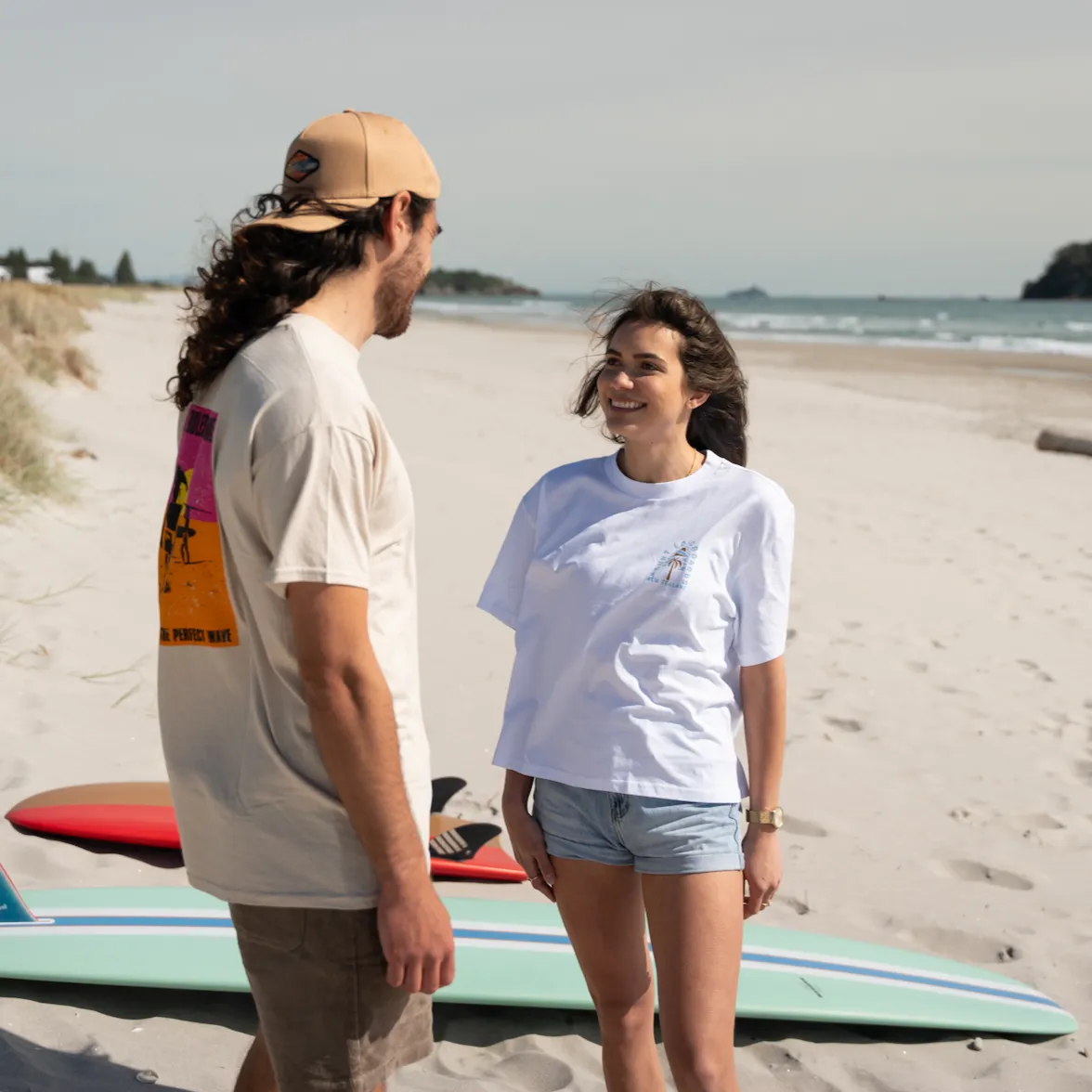 North Island Boyfriend Tee - White