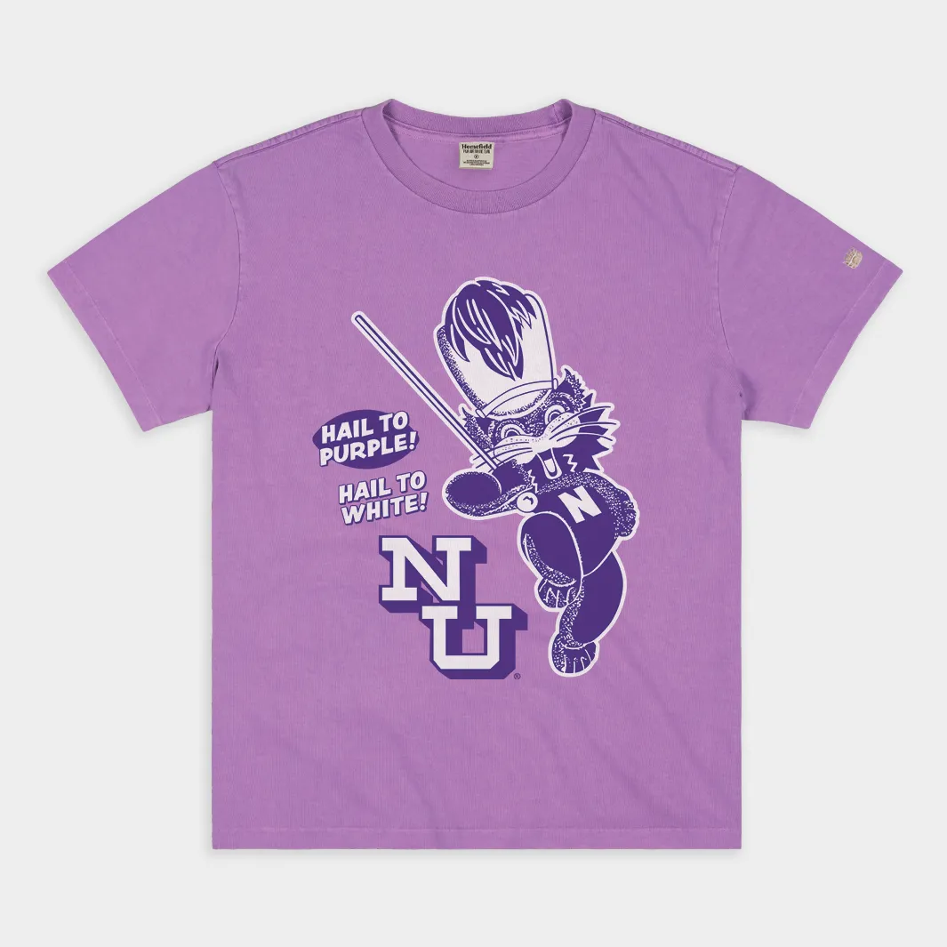 Northwestern Wildcats Band Vintage Heavyweight Tee