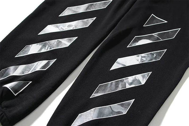 OFF WHITE oil painting arrow Joggers