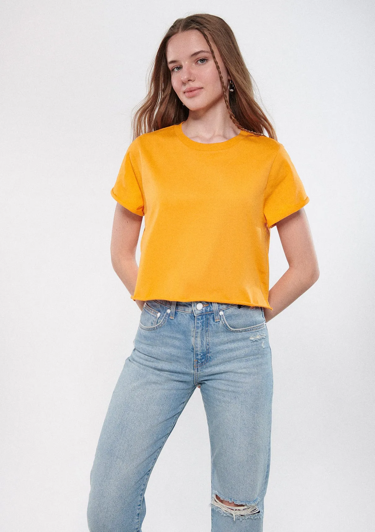 Orange Basic T-Shirt