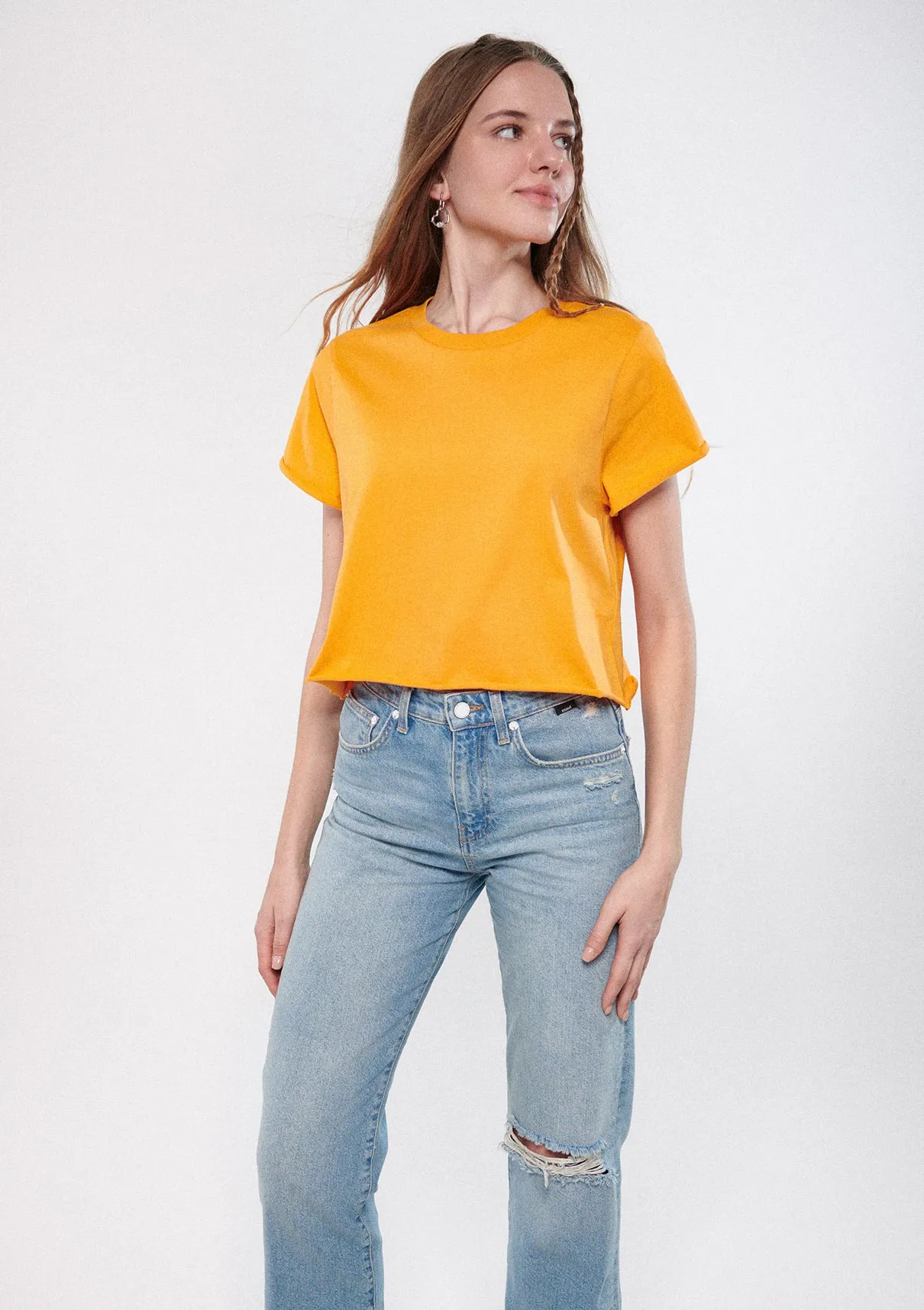 Orange Basic T-Shirt