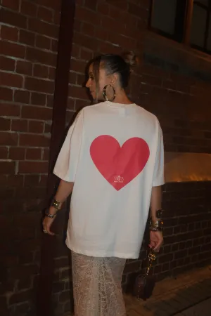 Oversized Heart Tee - Mon Chéri