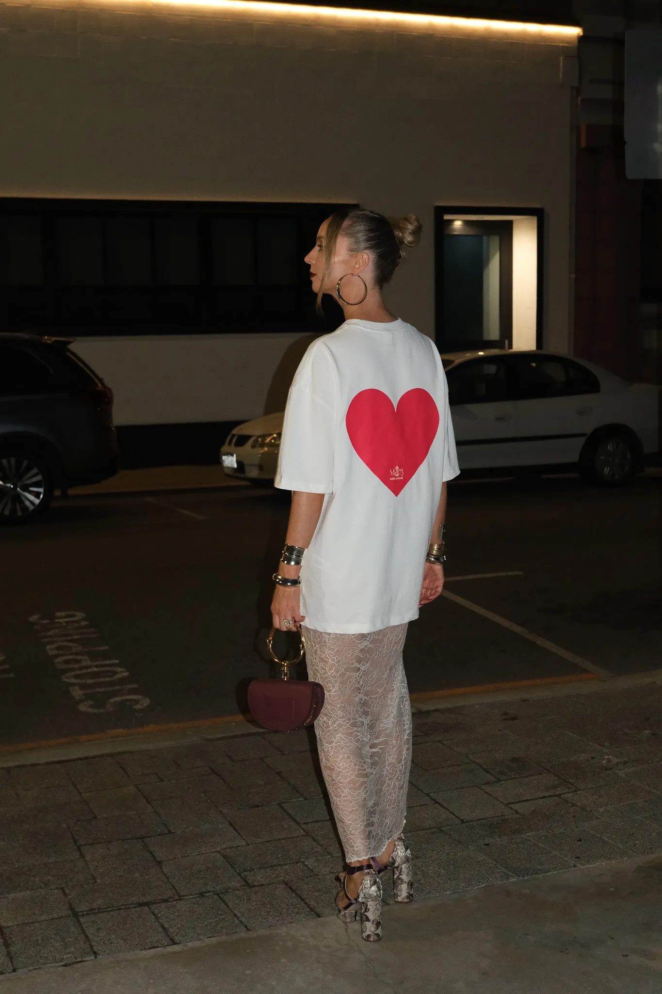Oversized Heart Tee - Mon Chéri