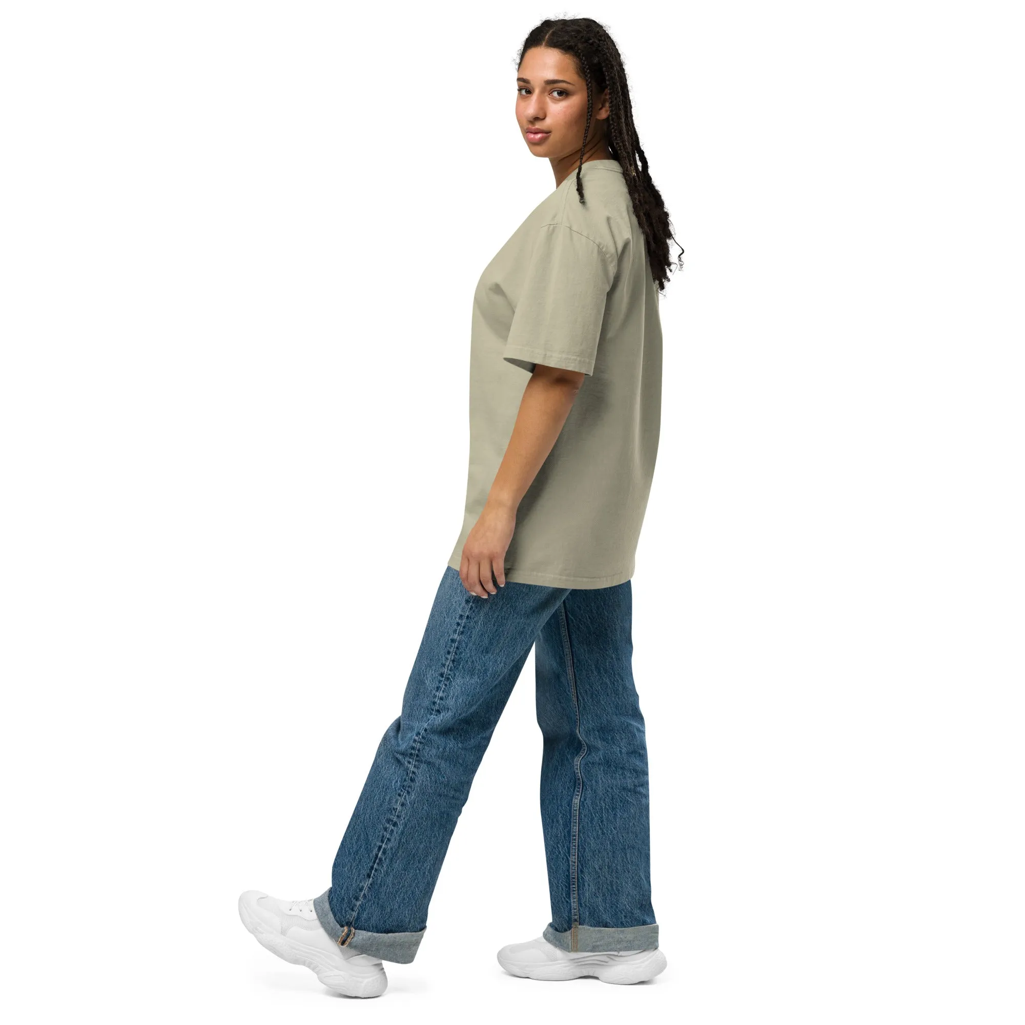 Oversized 'Klassy Kolombo' faded t-shirt
