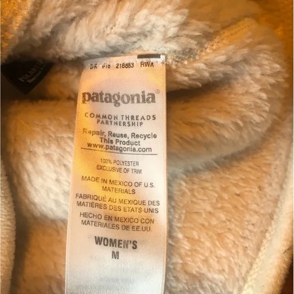 Patagonia Jacket Re-Tool Snap-T Fleece Pullover Jacket