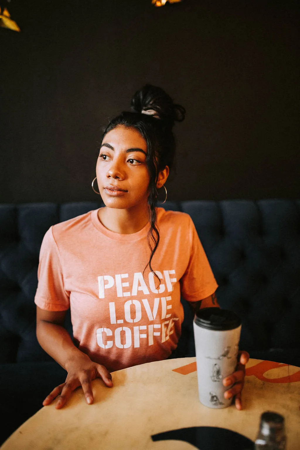 Peace Love Coffee - Boyfriend Tee