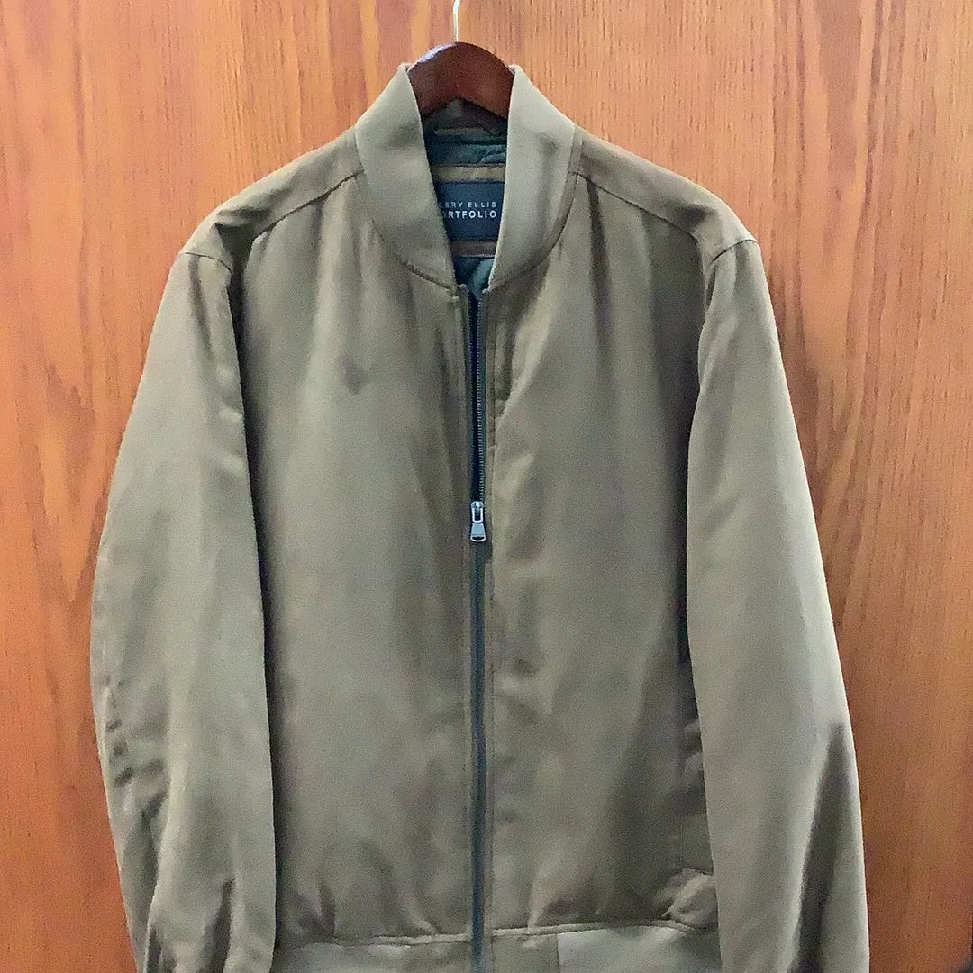 Perry Ellis Portfolio Dark Camel Jacket