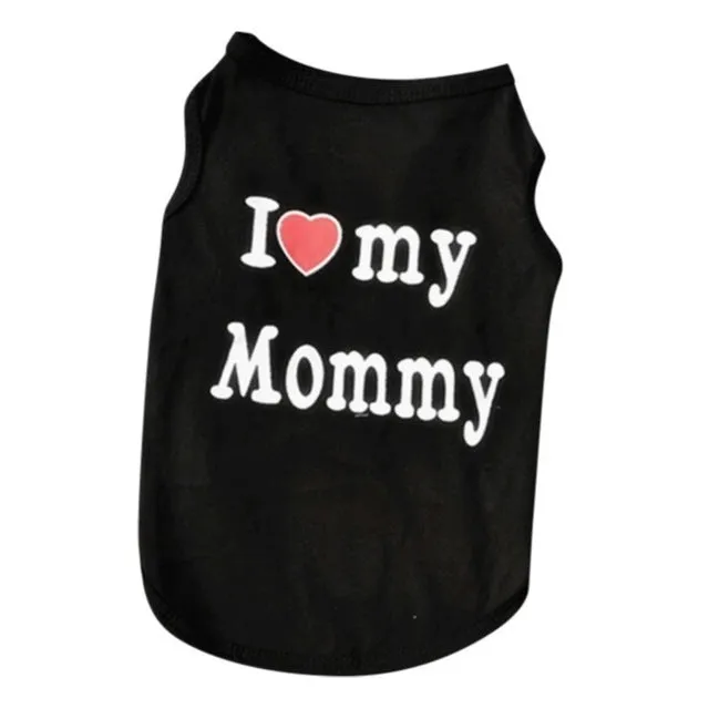 Pet Clothes Dog Clothes All-polyester Ultra-thin Breathable Good Sister Small Dog Pet Vest