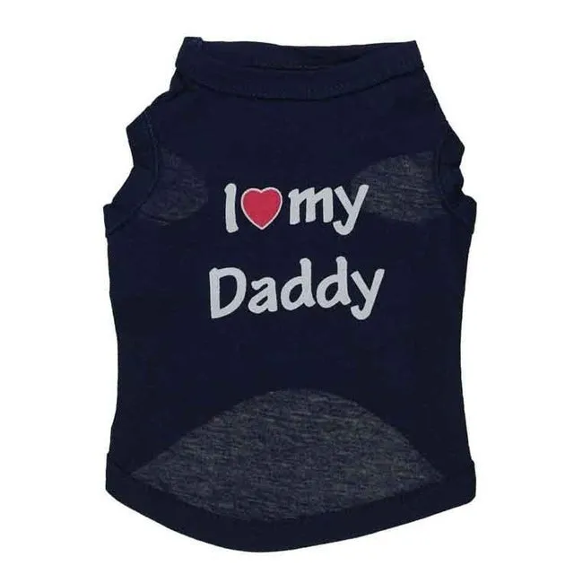 Pet Clothes Dog Clothes All-polyester Ultra-thin Breathable Good Sister Small Dog Pet Vest