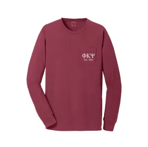 Phi Kappa Psi Long Sleeve Pocket Tee