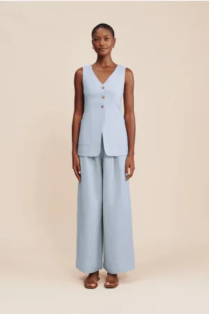 Posse Parker Trouser - Silver Blue