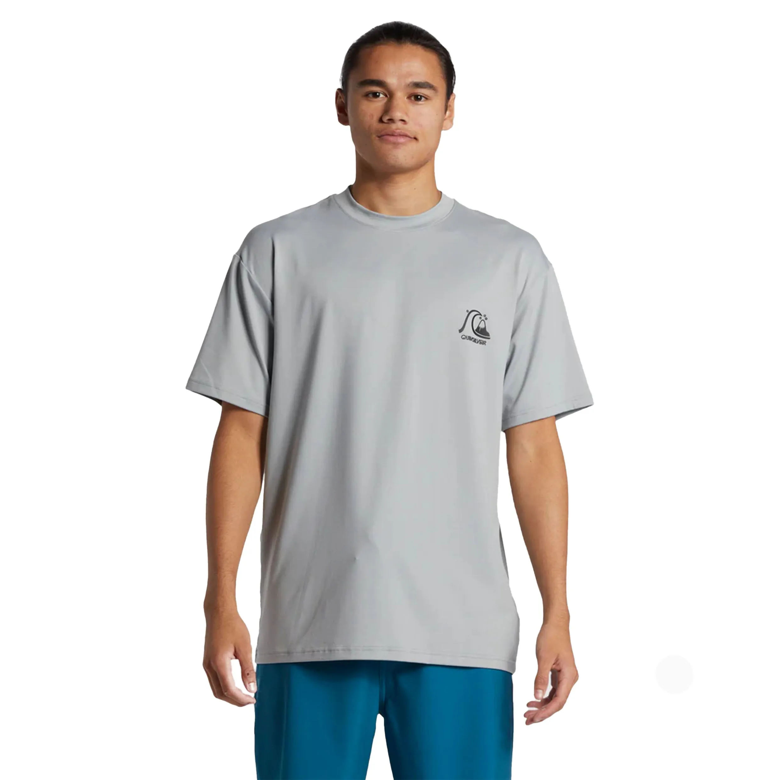 QUIKSILVER DNA BUBBLE LOGO SURF TEE QUARRY
