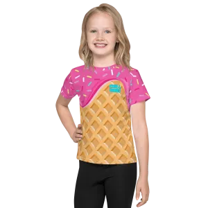 "Chill Vibes" Waffle Cone Tee (Kids 2T-7)