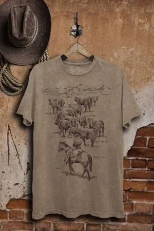 Ranch Life Graphic Top
