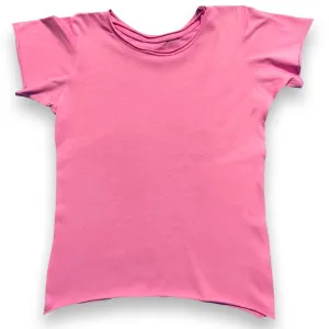 Raw Edge Tee Bubble Gum
