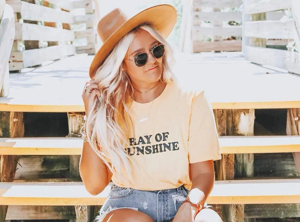 Ray of Sunshine - Boyfriend Tee