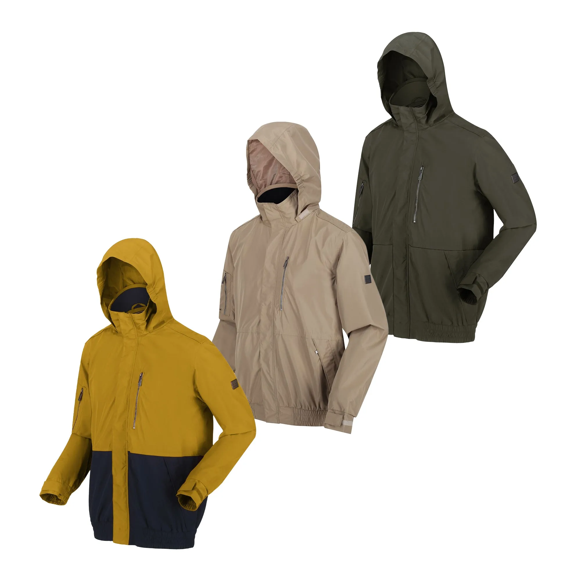 Regatta Mens Feelding Breathable Waterproof Bomber Jacket