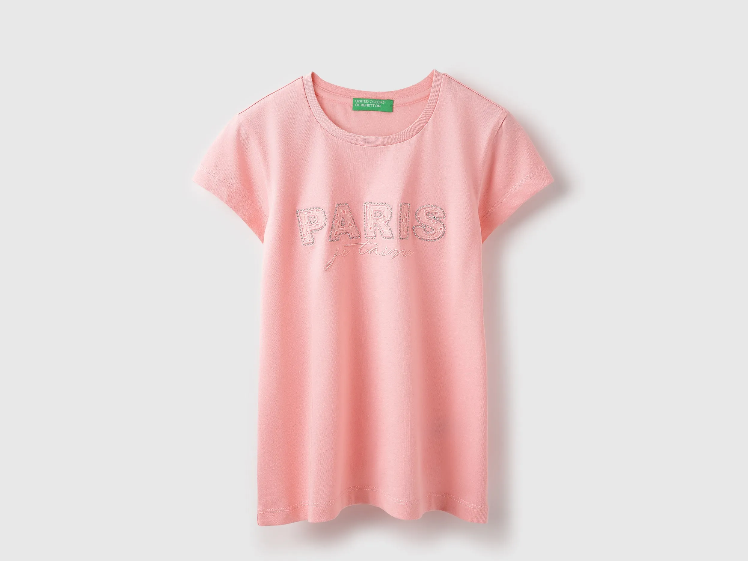 Regular Fit Round Neck Applique T-shirt