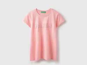 Regular Fit Round Neck Applique T-shirt