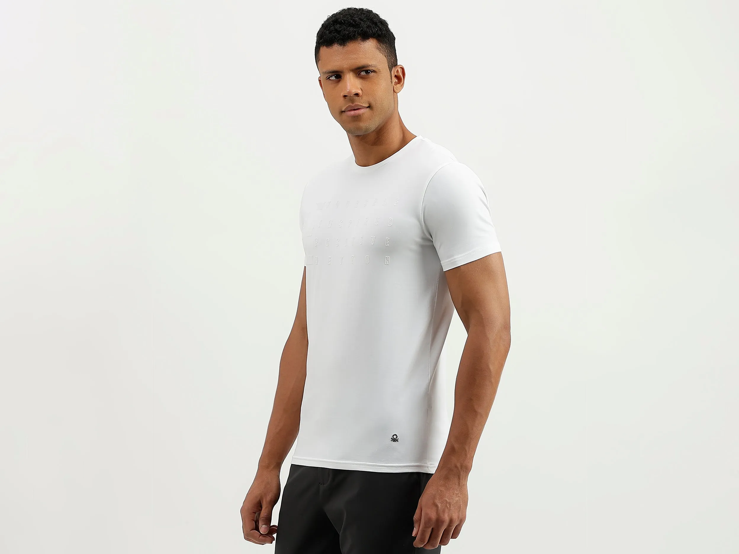 Regular Fit Round Neck Solid T-Shirt