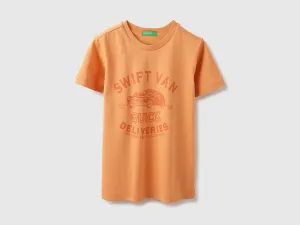 Regular Fit Round Neck Typography T-shirt