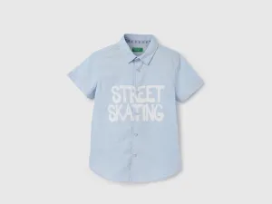 Regular Fit Spread Collar Printed Shirt