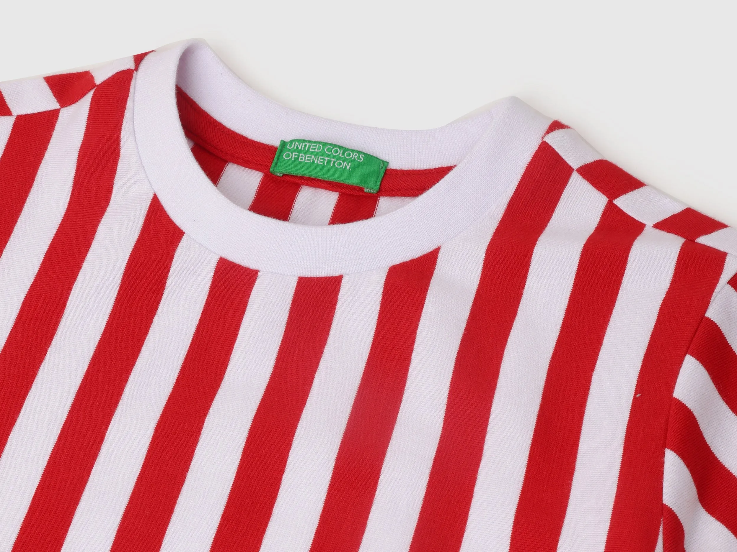 Regular Round Neck Striped T-Shirt