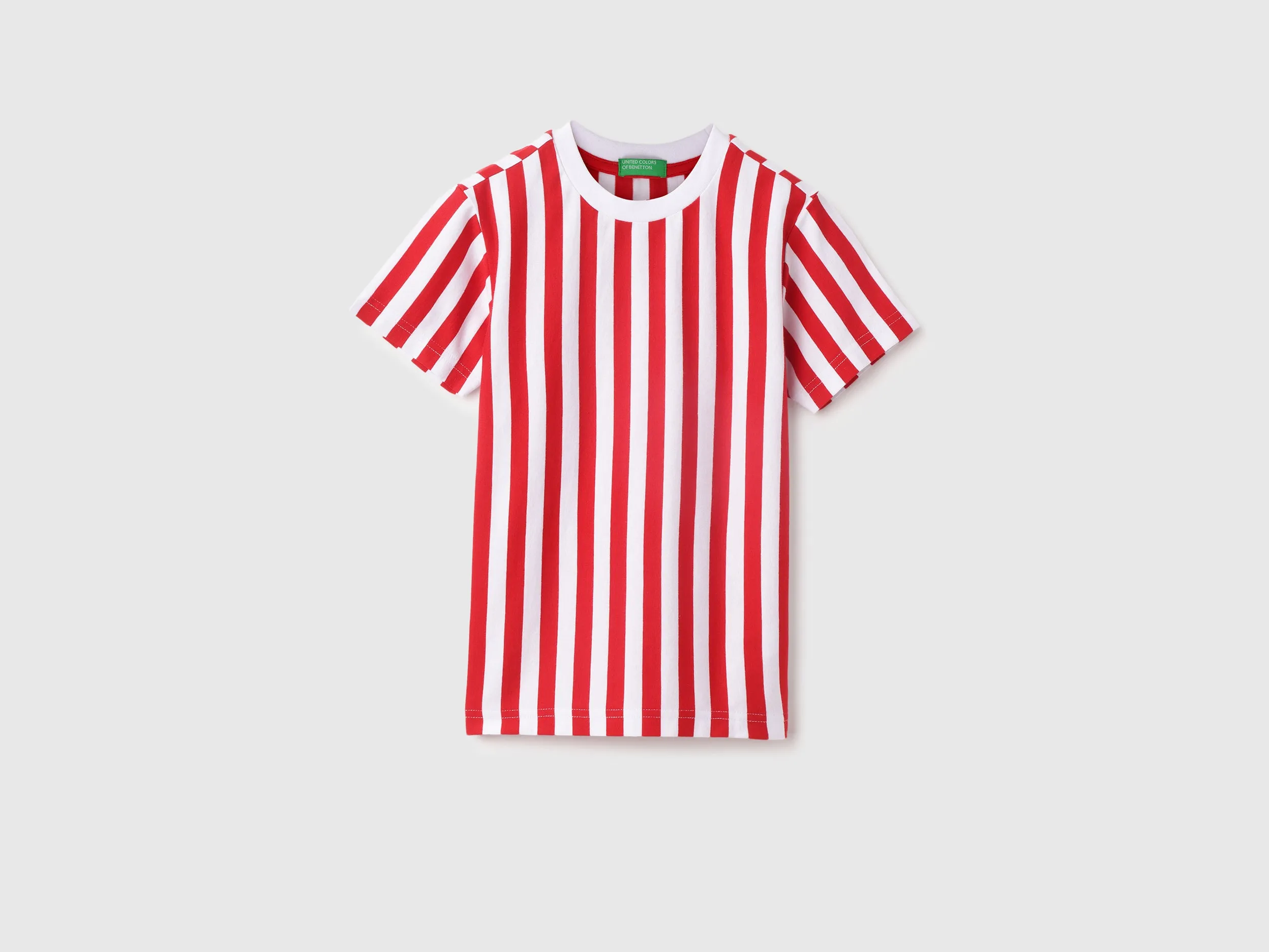 Regular Round Neck Striped T-Shirt
