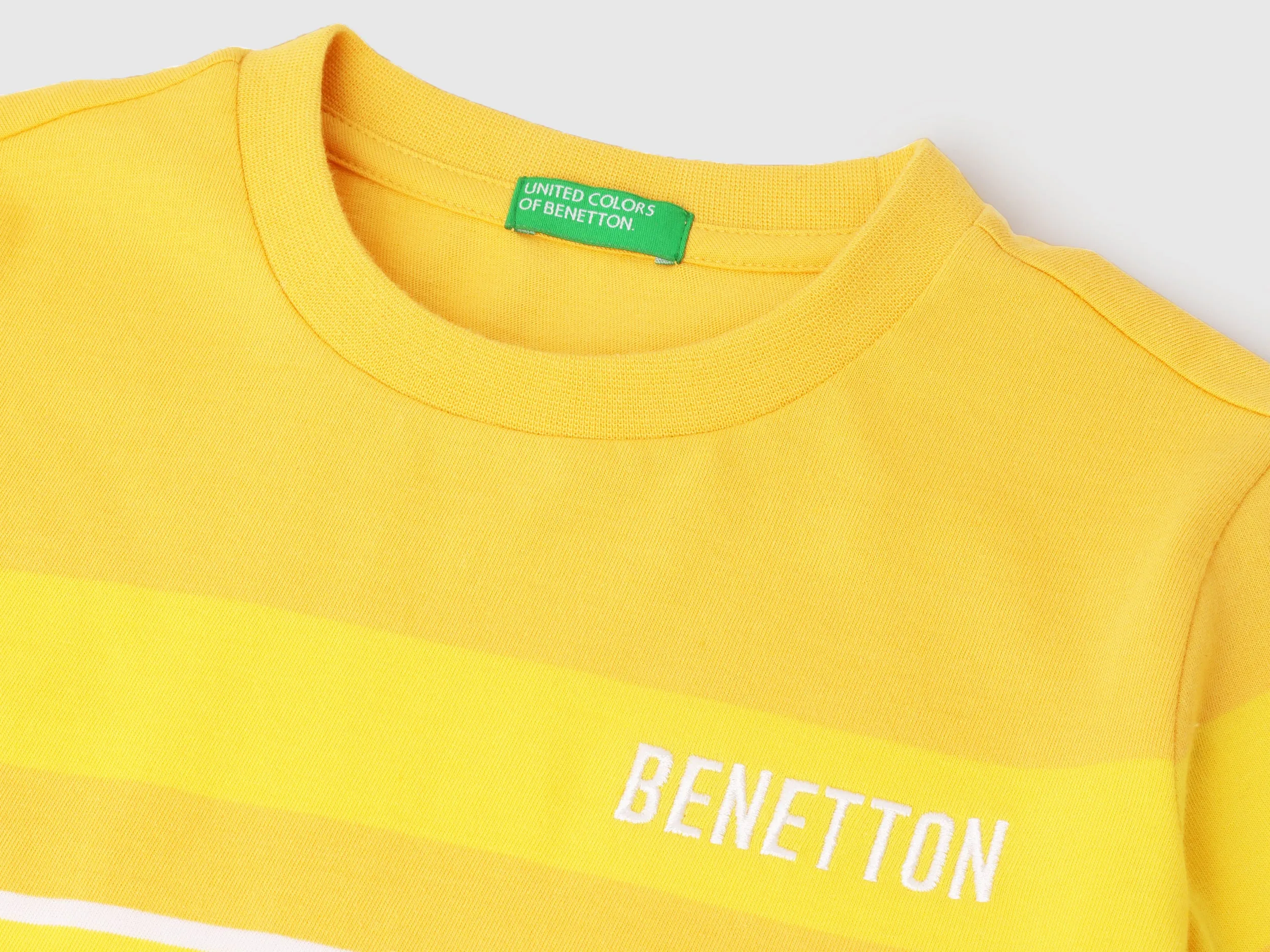 Regular Round Neck Striped T-Shirt