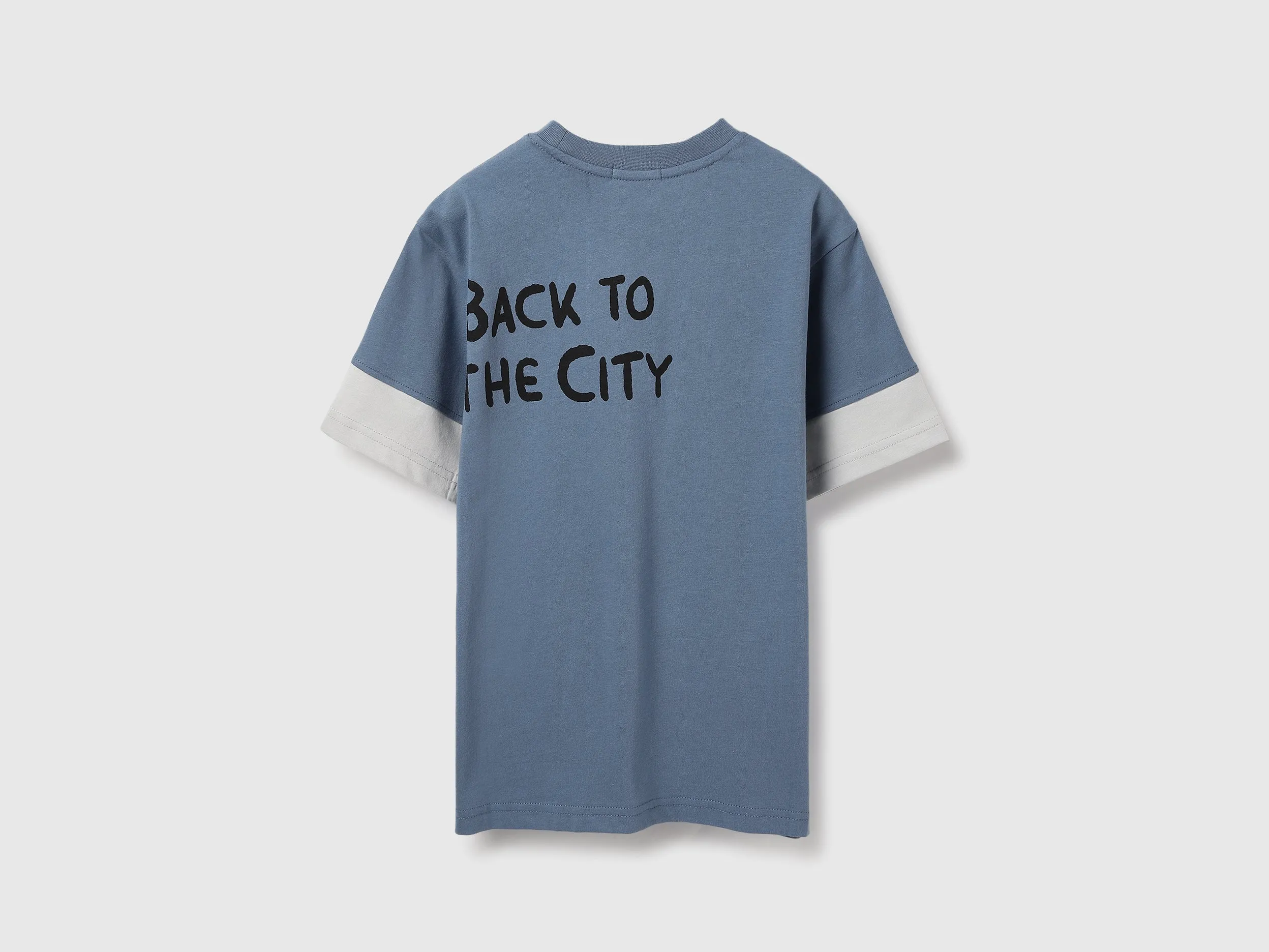 Relaxed Fit Round Neck Printed Tshirt
