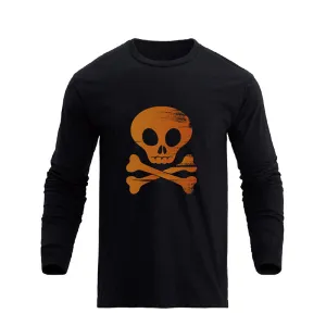 RETRO SKULL GRAPHIC LONG SLEEVE T-SHIRT