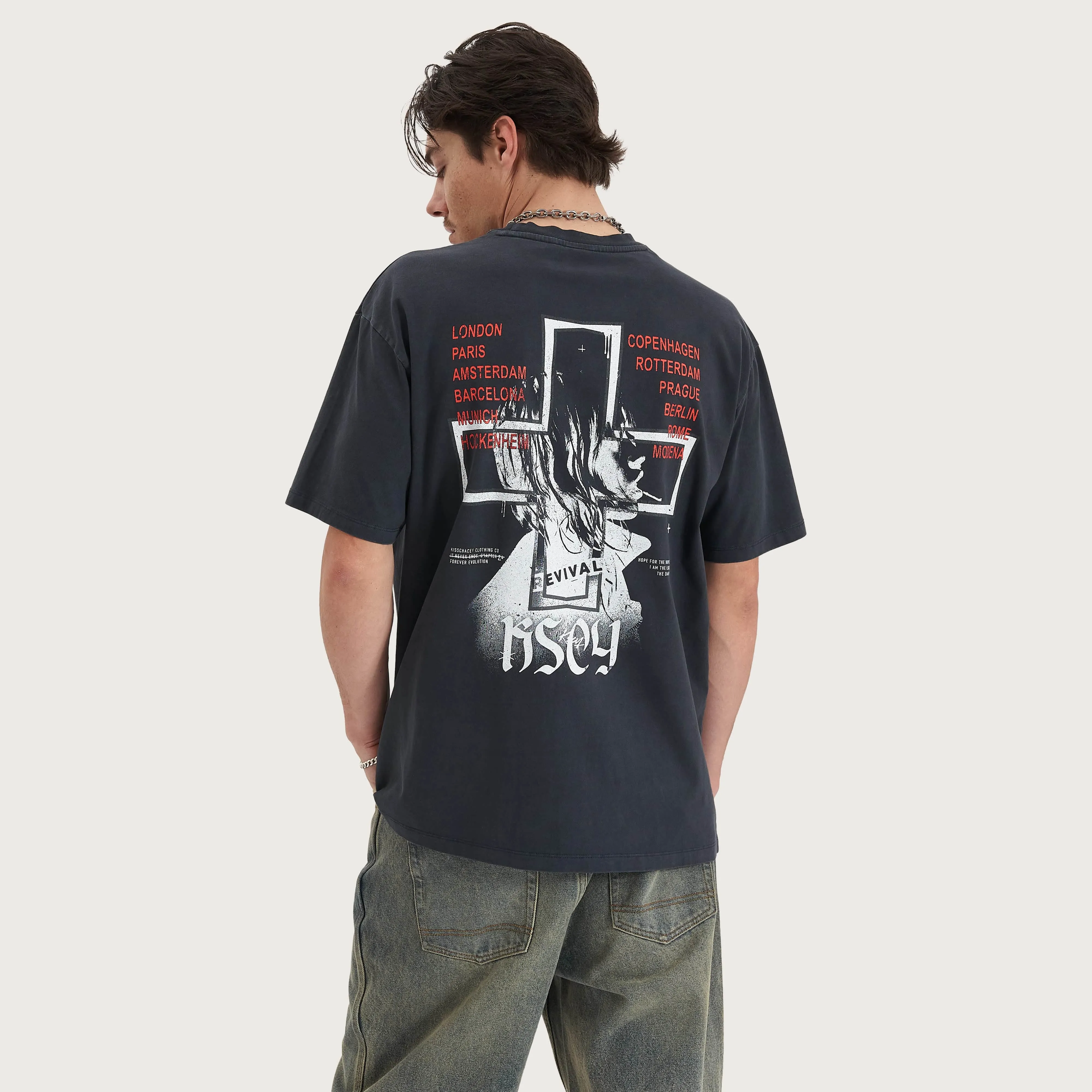 Revival Heavy Box Fit Tee Pigment Vulcan