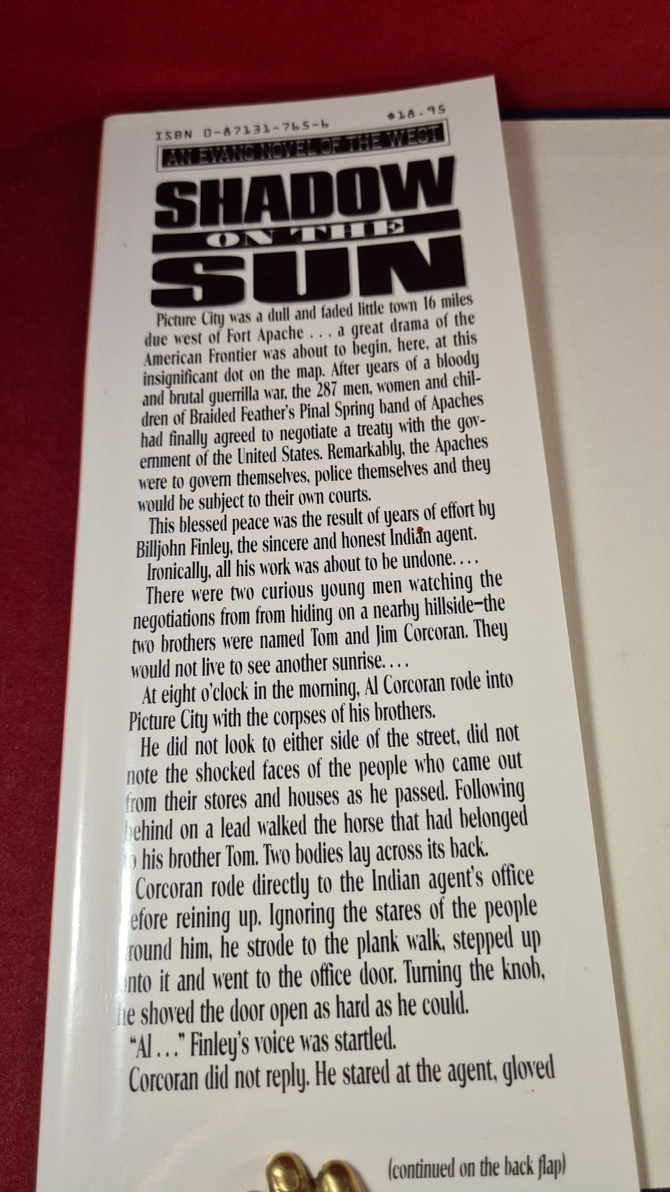 Richard Matheson - Shadow On The Sun, Evans, 1994, First Edition