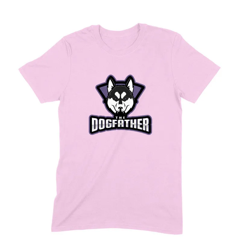 Round Neck T-Shirt (Men) - The Dogfather Husky (11 Colours)