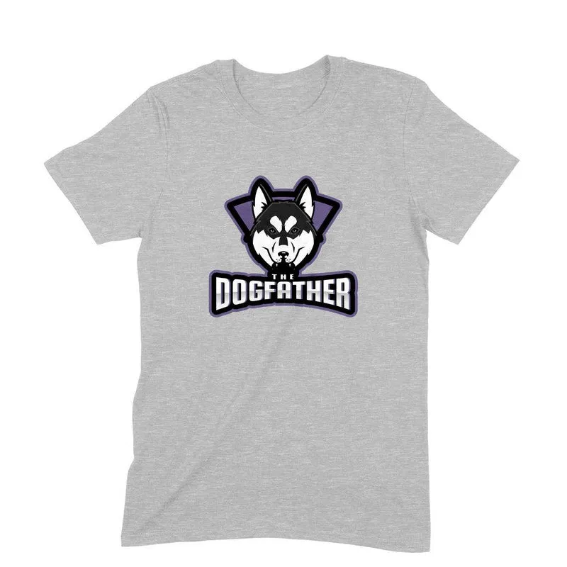 Round Neck T-Shirt (Men) - The Dogfather Husky (11 Colours)