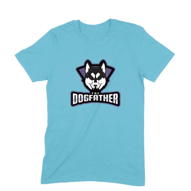 Round Neck T-Shirt (Men) - The Dogfather Husky (11 Colours)